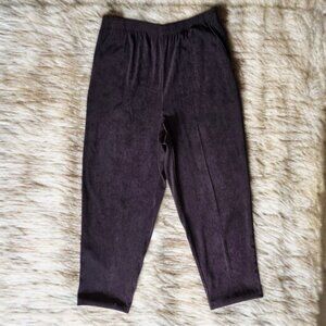 VINTAGE JENO NEUMAN ( 10 ) Taupe/Brown Pleated Elastic Pockets Dress Slacks